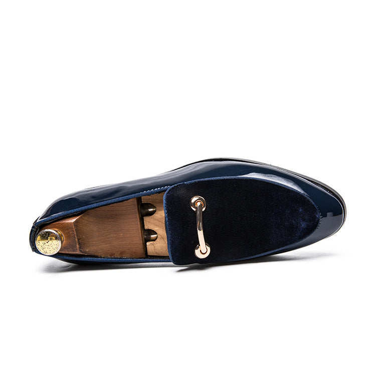 Men's Pointed Toe Shoes, British Trendy Pointed Toe Shoes, European Version Of Men's Sets Of Feet, Students' Small Leather Shoes