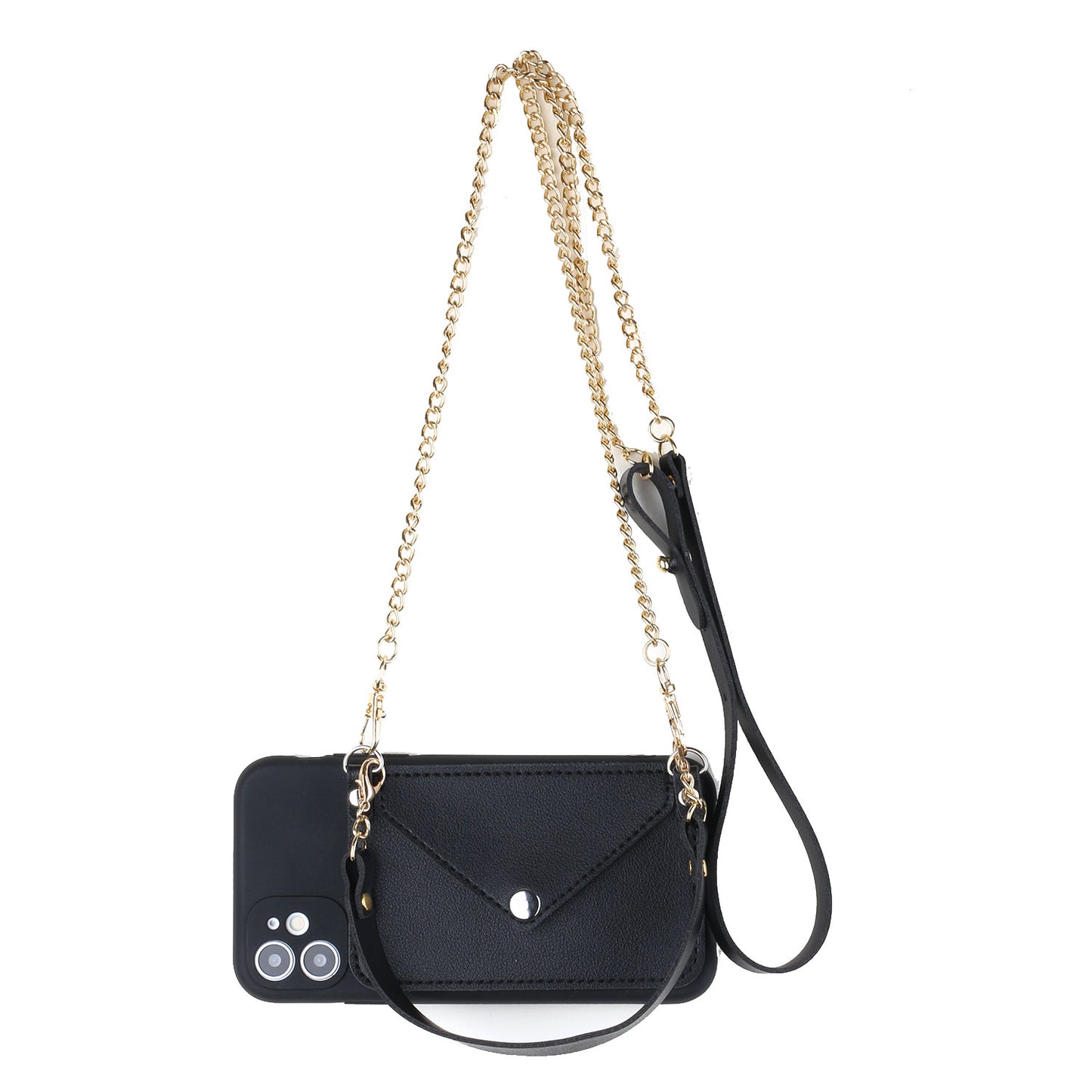 Handheld Messenger Rope Mobile Phone Case With Card Bag
