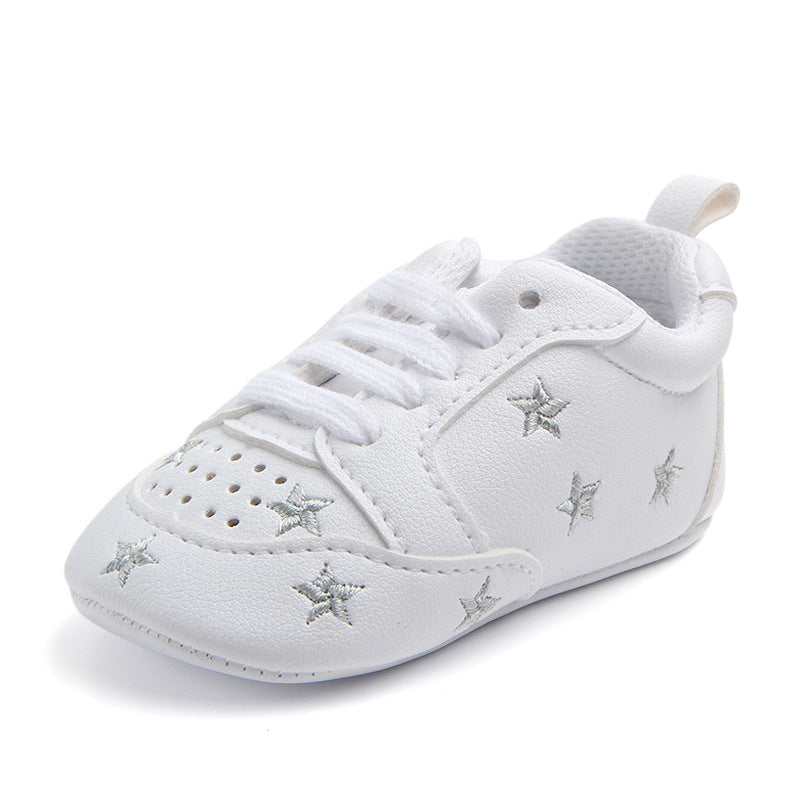 Sports Red Heart Five-star Baby's Shoes Toddler Shoes Soft Sole