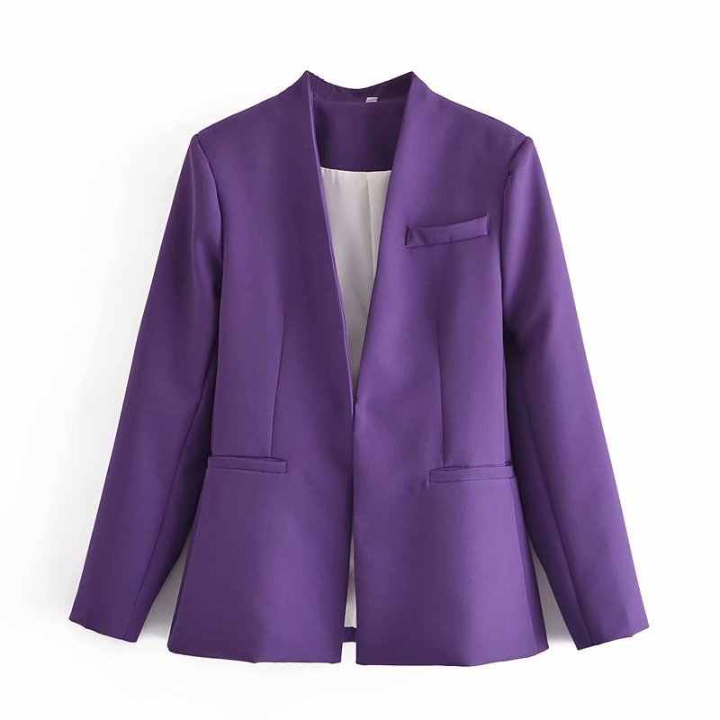 Spring And Summer Fashionable Color Small Suit Women Slim And Thin Texture Suit Jacket Tide