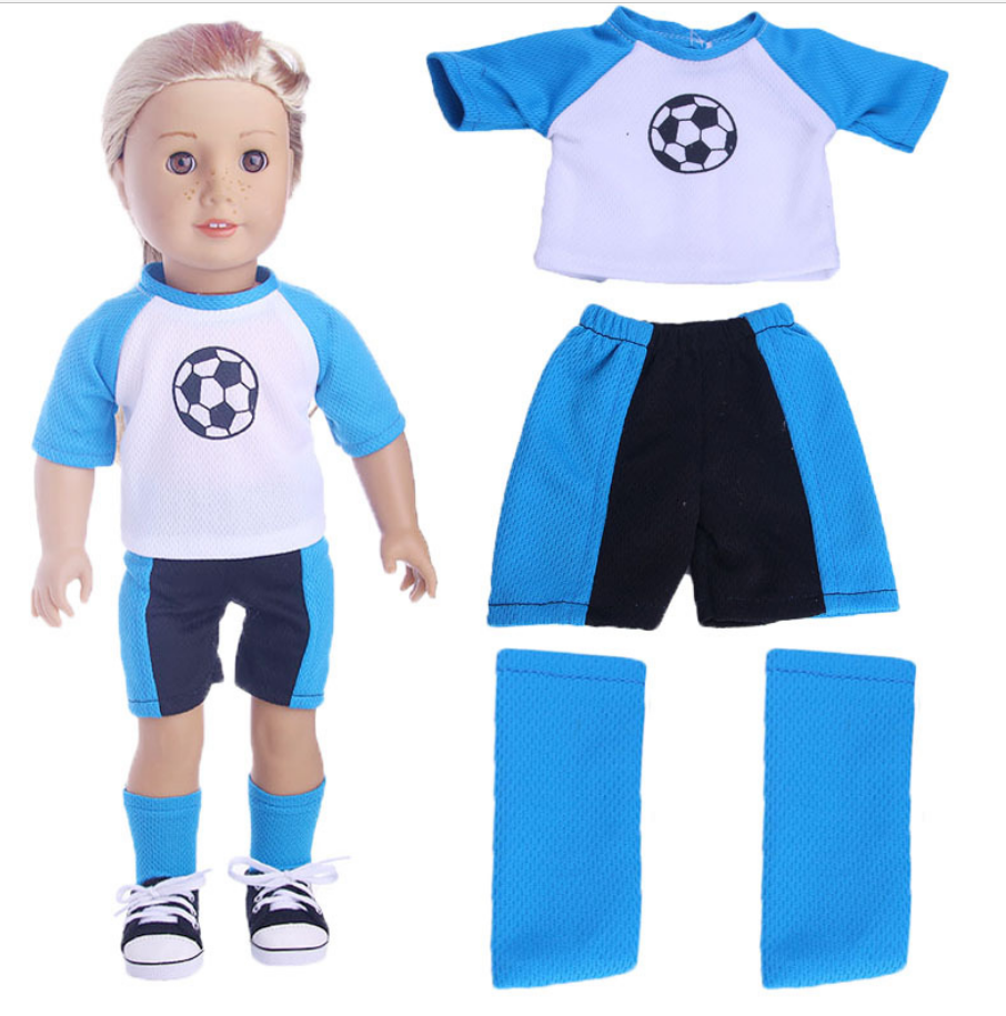18 Inch American Girl Doll Dream Print Clothes Denim Trousers