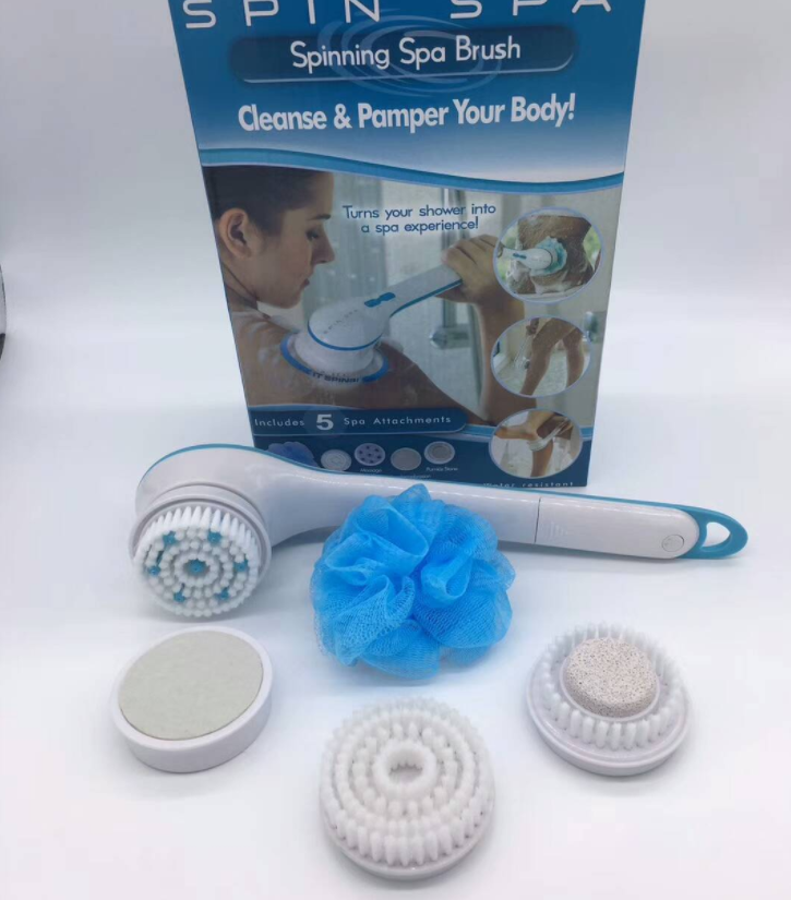 Spin Spa Brush, massage shower brush, luxurioutlet.com