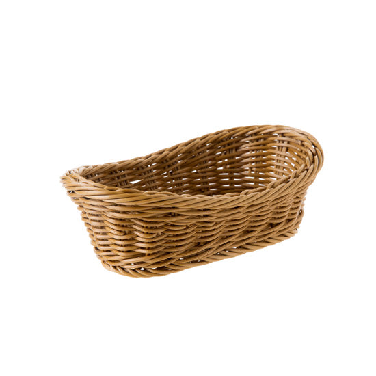 Rattan Like Storage Basket Plastic Hand Woven Basket