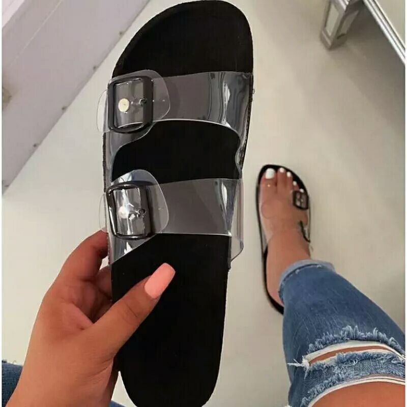 Crystal shoes slippers beach shoes