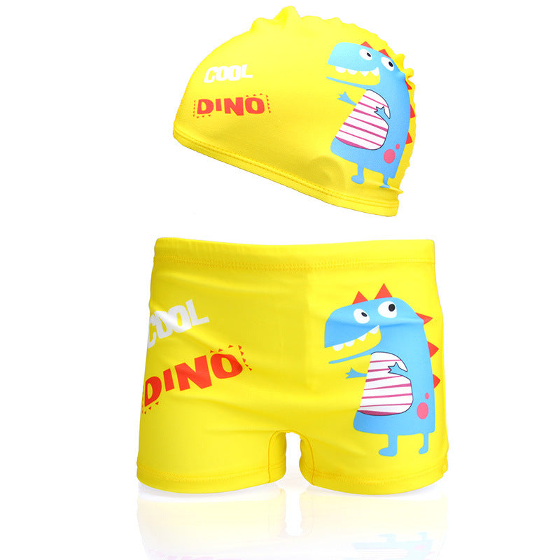 Cute cartoon swimming trunks