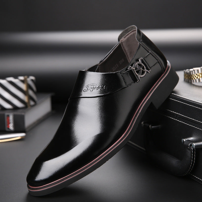 Men's business leather shoes
