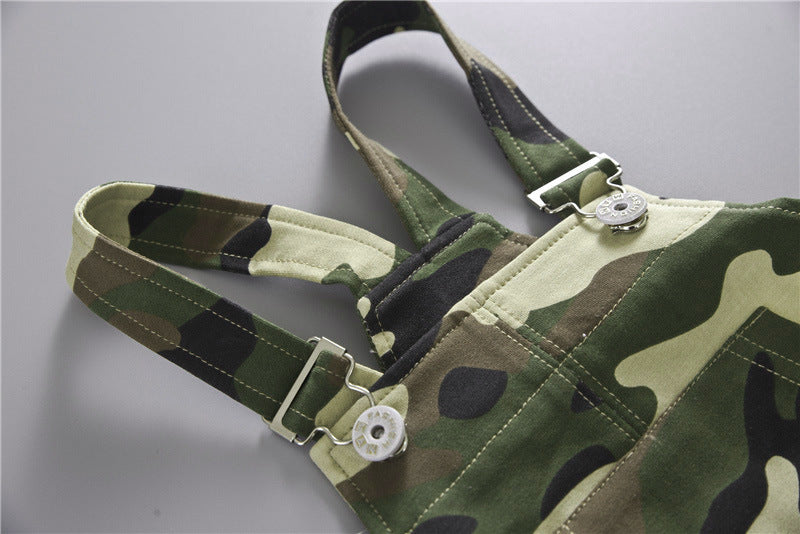 Boys' cotton and linen suspenders