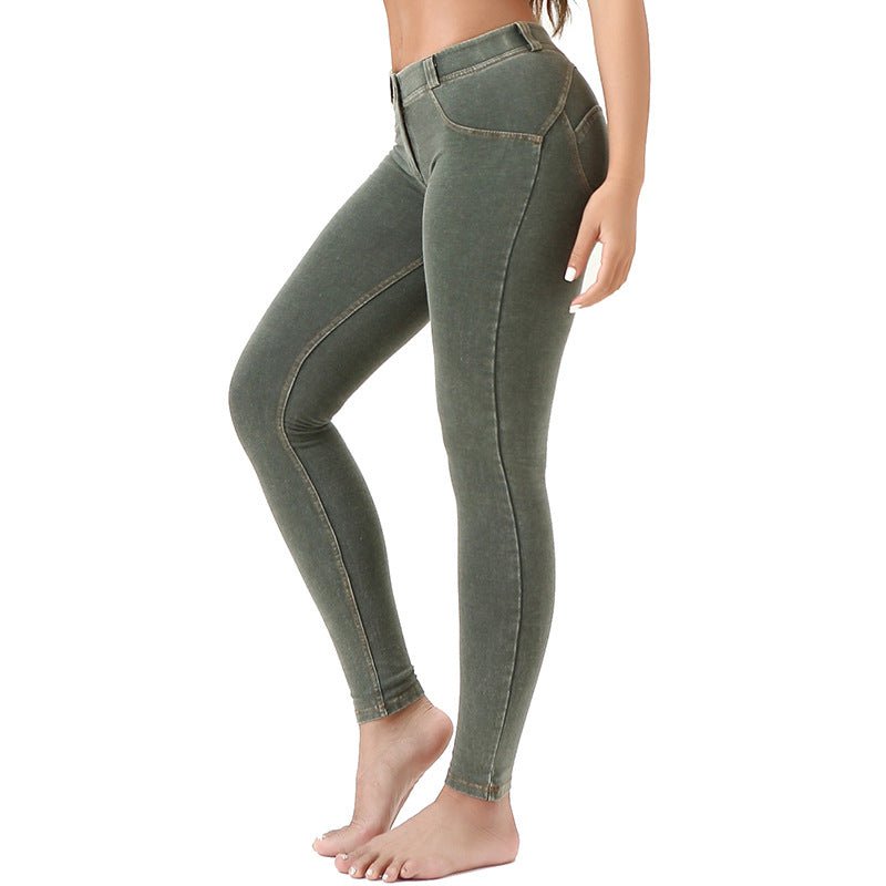 Denim Peach Hips Sweatpants
