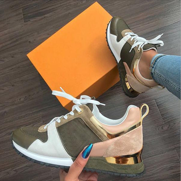 Summer Breathable Men's Shoes Casual Sports Shoes Heightened Thick Soled Shoes