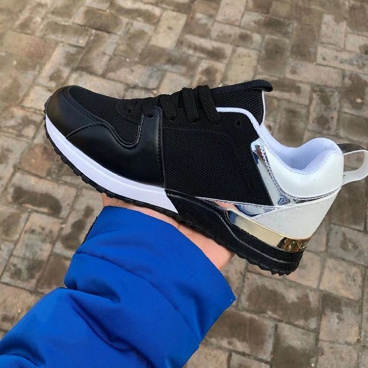 Summer Breathable Men's Shoes Casual Sports Shoes Heightened Thick Soled Shoes