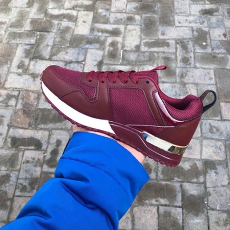 Summer Breathable Men's Shoes Casual Sports Shoes Heightened Thick Soled Shoes
