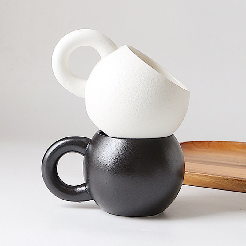 Pot Belly Milk Breakfast Cup Japanese Mug