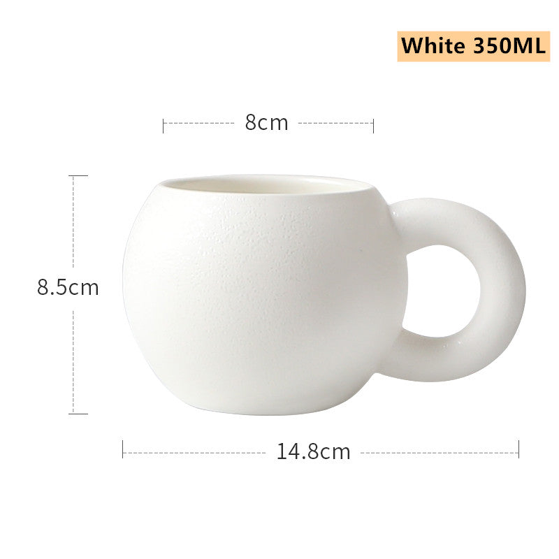 Pot Belly Milk Breakfast Cup Japanese Mug