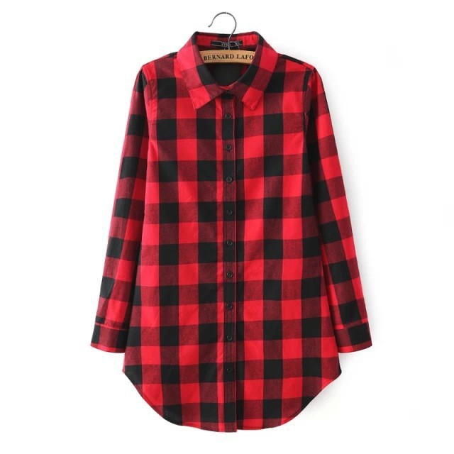 Slim Slim Mid-Length All-Match Casual Shirt