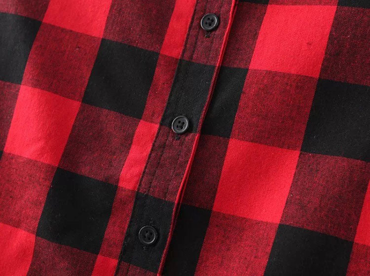 Slim Slim Mid-Length All-Match Casual Shirt