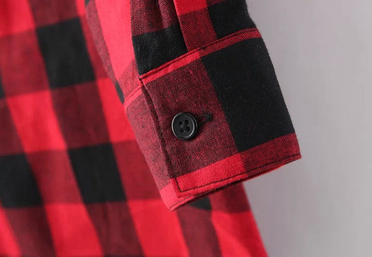 Slim Slim Mid-Length All-Match Casual Shirt