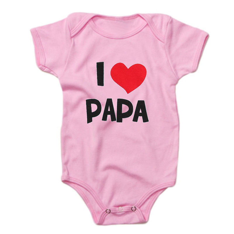 DERMSPE Funny Super Mama Papa Printed Baby Romper New Fashion Boys Girls Jumpsuit Soft Short Sleeved O Neck Bodysuit 0-24M
