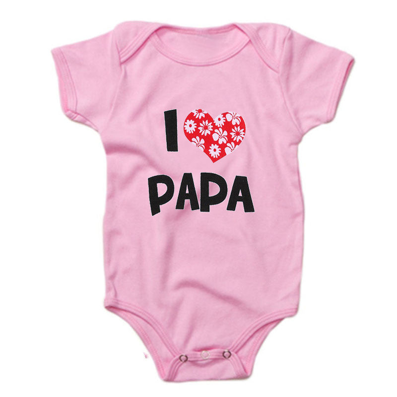 DERMSPE Funny Super Mama Papa Printed Baby Romper New Fashion Boys Girls Jumpsuit Soft Short Sleeved O Neck Bodysuit 0-24M