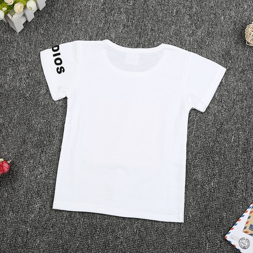 Summer New Style Baby Children'S Short-Sleeved Two-Piece Suit For Boys And Girls Five-Pointed Star