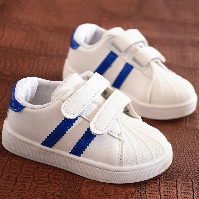 Student Children's Shoes Shell-toe Sports White Shoes Explosive Style Boys Sneakers