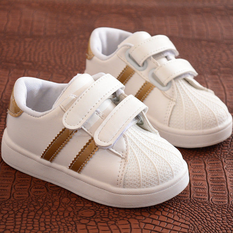 Student Children's Shoes Shell-toe Sports White Shoes Explosive Style Boys Sneakers