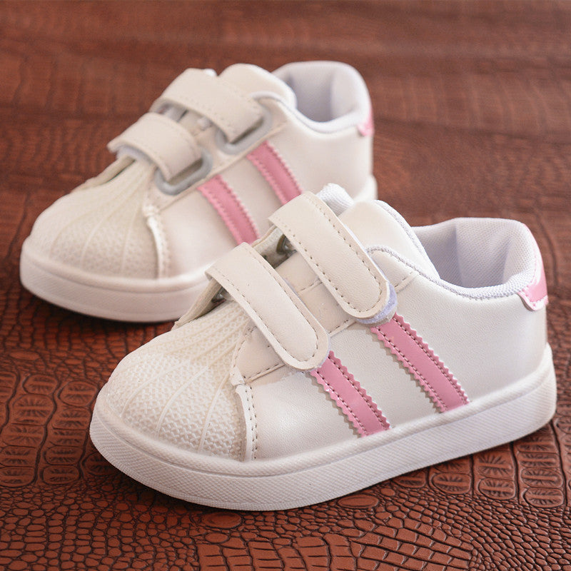 Student Children's Shoes Shell-toe Sports White Shoes Explosive Style Boys Sneakers
