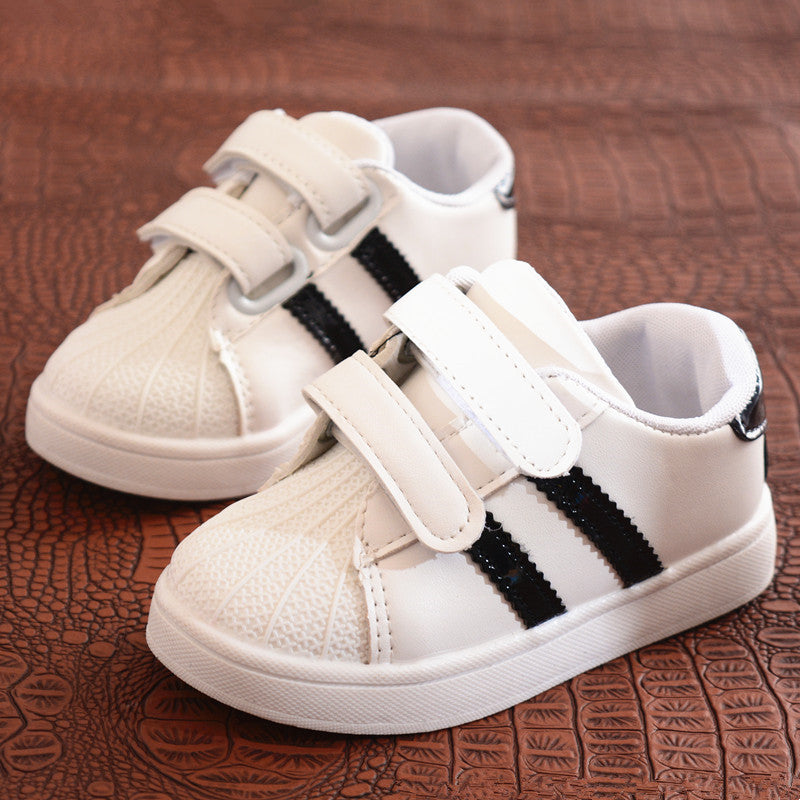 Student Children's Shoes Shell-toe Sports White Shoes Explosive Style Boys Sneakers