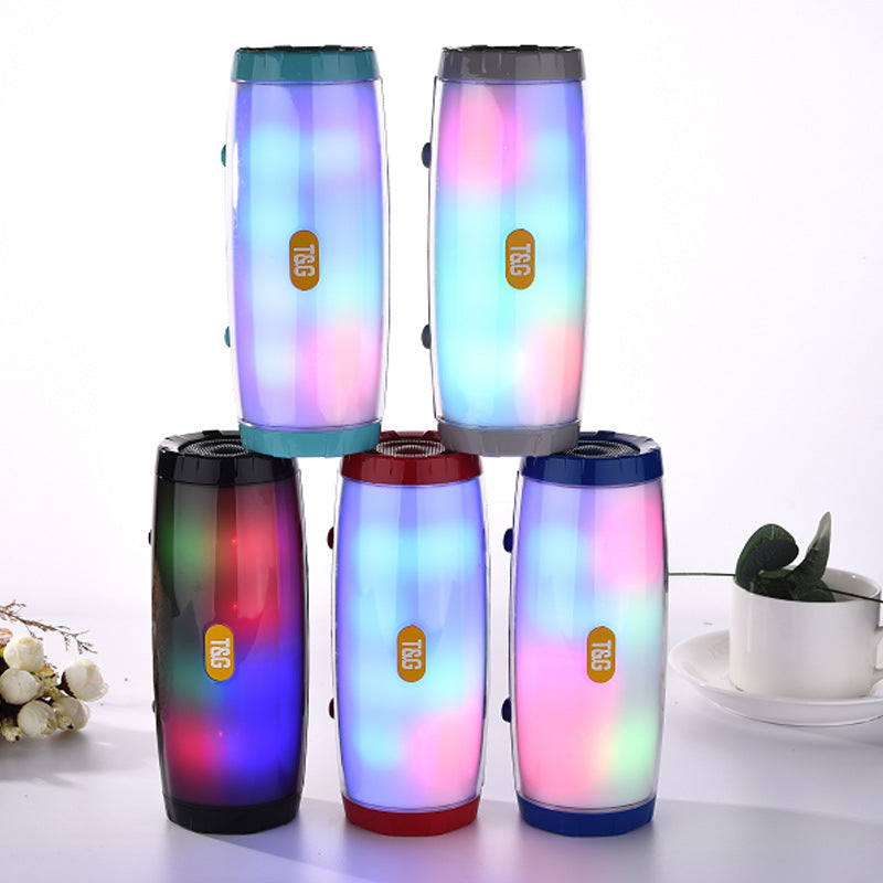 Wireless Bluetooth Speaker Portable Speaker Bluetooth Powerful High BoomBox Outdoor Bass HIFI TF FM Radio With LED Light