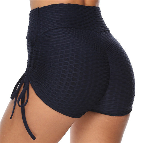Jacquard Yoga Pants Hip Shorts Bandage Yoga Pants Bubble Pants https://luxurioutlet.com