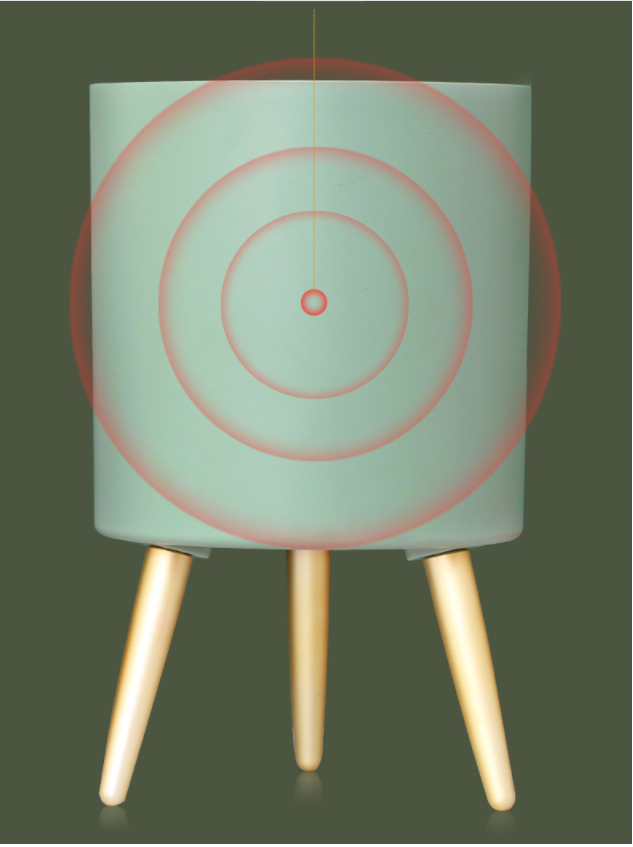 Automatic Self-Watering Flower Pot With Water Level Indicator Floor-standing Storage Basin Modern Design Ideal Gift For Friends