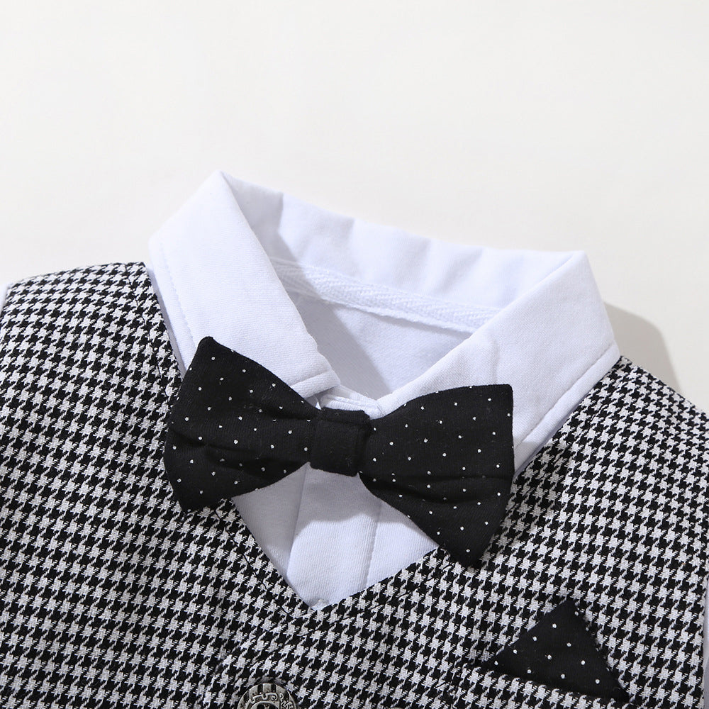 Spring And Autumn Long-Sleeved Baby Clothes Gentleman Suit