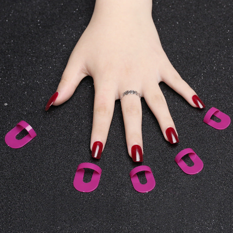 French printing nail polish model clip