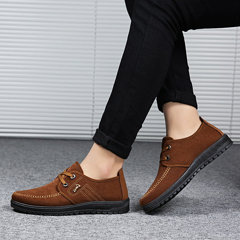 Casual Korean men's breathable shoes