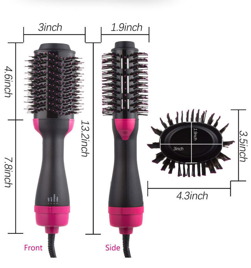 Multifunctional hair dryer integrated hair comb