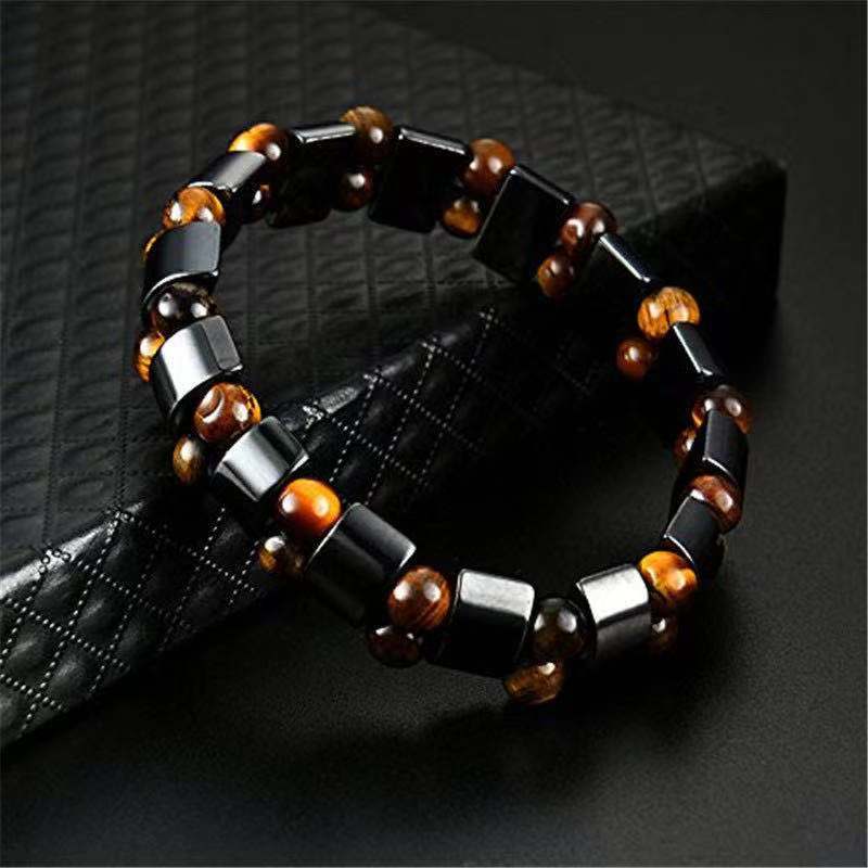 Personality Black Gall Eye Stone Tiger Stone Exquisite Bracelet Magnetic
