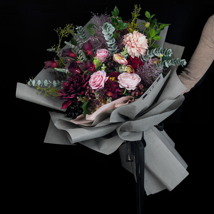 Cotton Paper Flower Art Gift Bouquet DIY Material