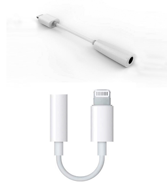 Compatible with Apple, Headphone adapter iphone7 headphone cable converter lightning to 3.5mm audio