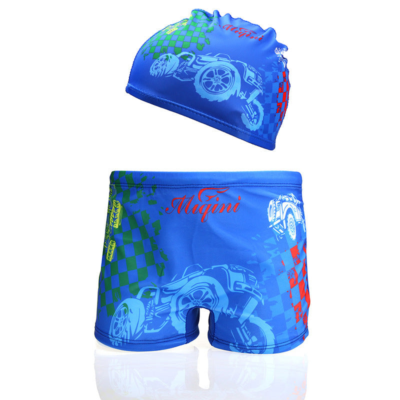 Cute cartoon swimming trunks