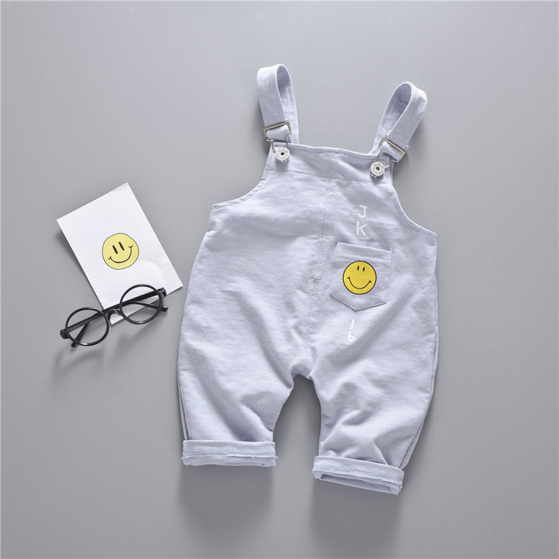 Boys' cotton and linen suspenders