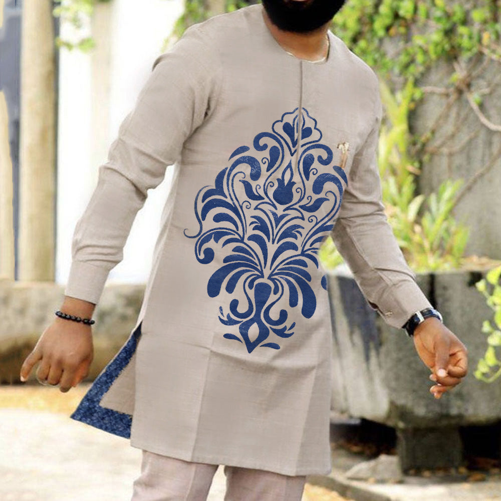Men's Polyester Long Sleeve Shirt