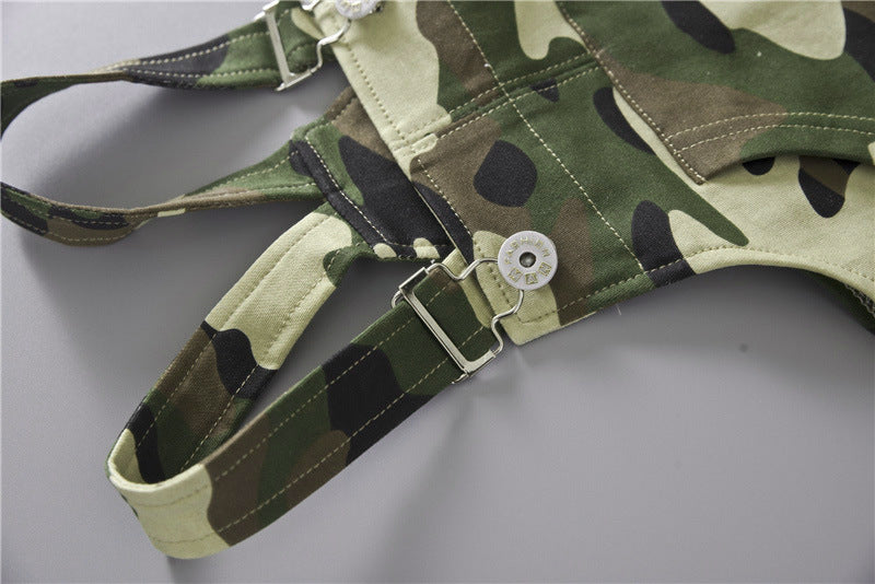 Boys' cotton and linen suspenders