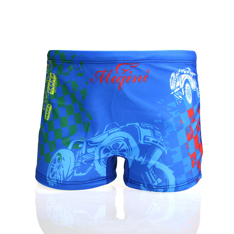 Cute cartoon swimming trunks