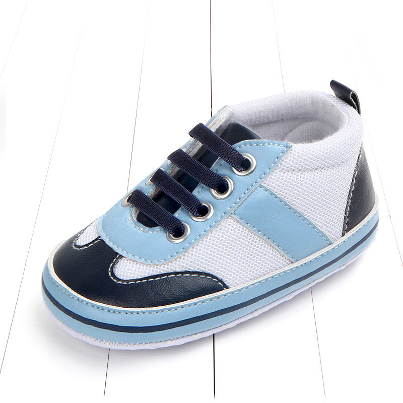 Breathable mesh non-slip spring baby shoes