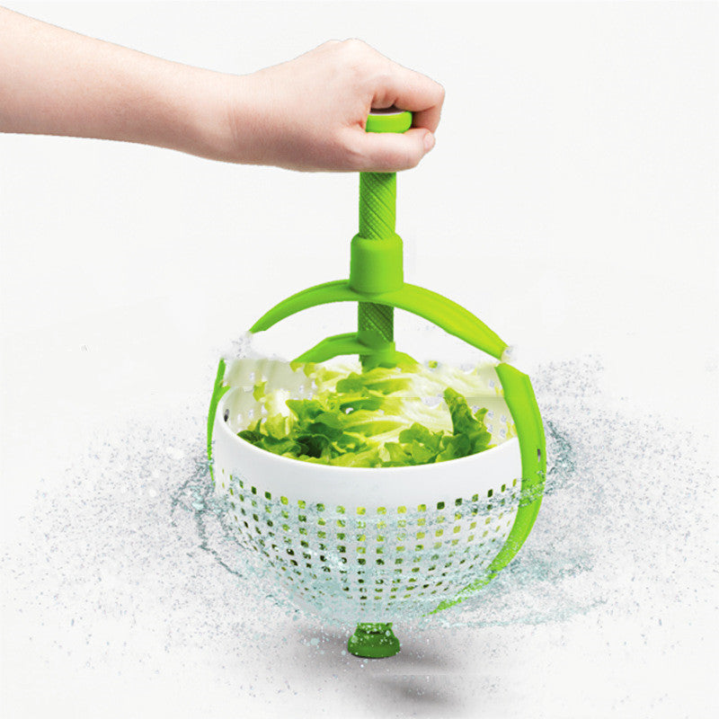 Kitchen Vegetable Washing Tools Rotary Drainer Vegetable Washing Filter Basket Washing Vegetable Basket