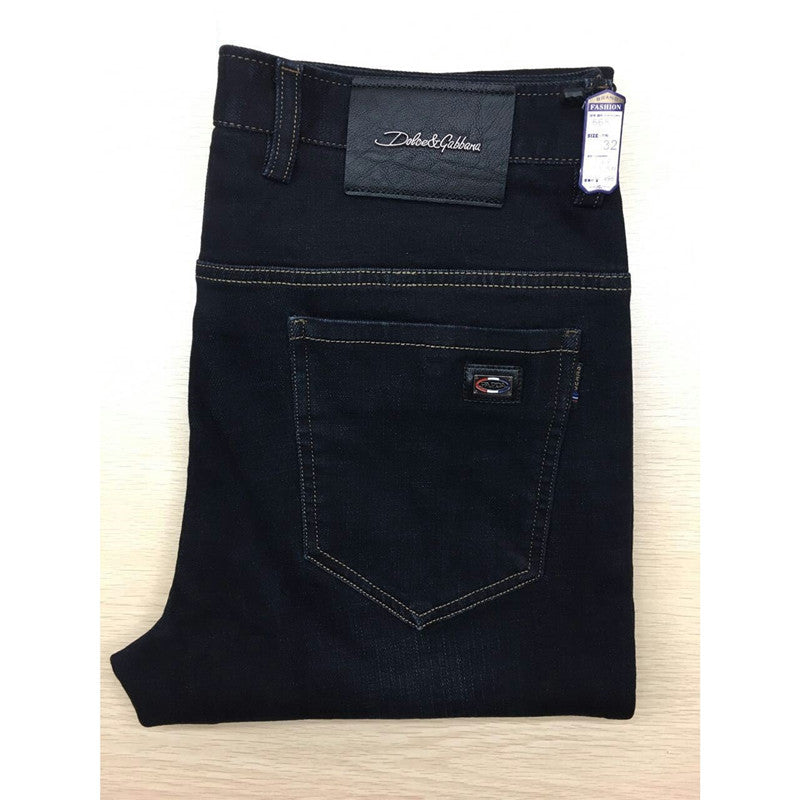 Men's Business Jeans Casual Men's Slim Slim Straight Leg Jeans