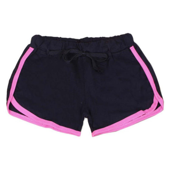 Drawstring Yoga Fitness Hot Pants Sports Shorts