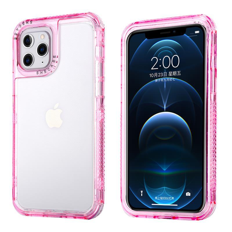 Compatible with Apple , The New Gradient Frame Is Suitable For Apple Transparent Phone Case