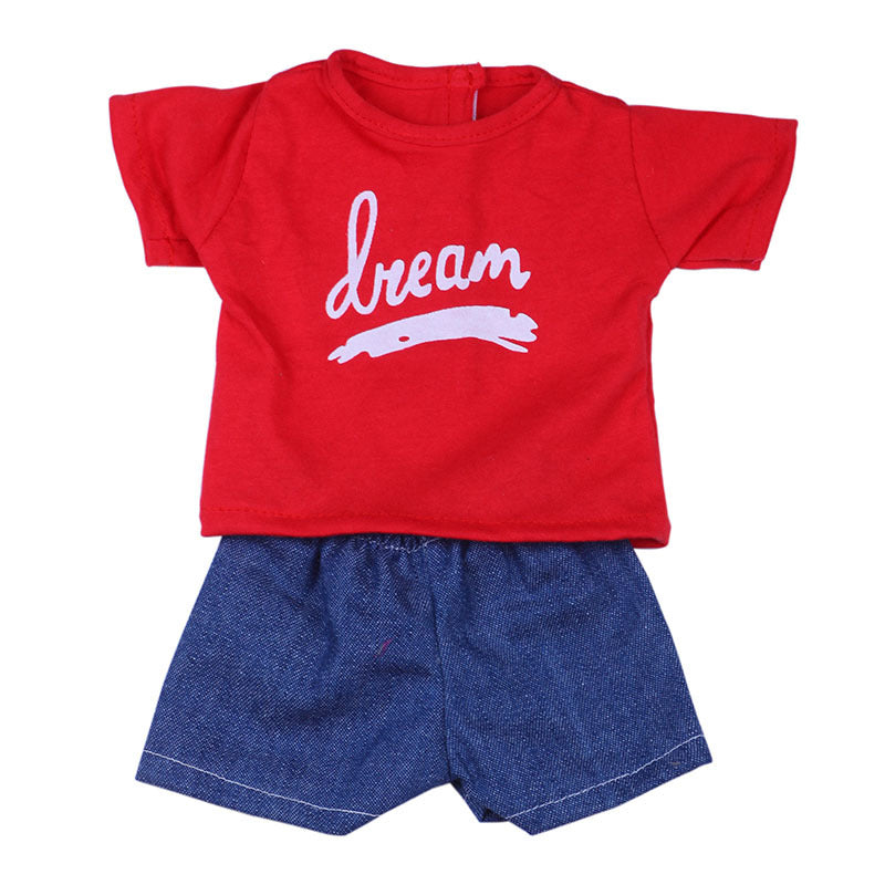 18 Inch American Girl Doll Dream Print Clothes Denim Trousers