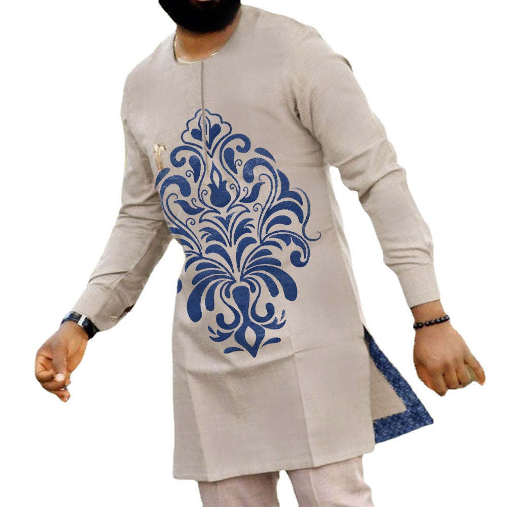 Men's Polyester Long Sleeve Shirt