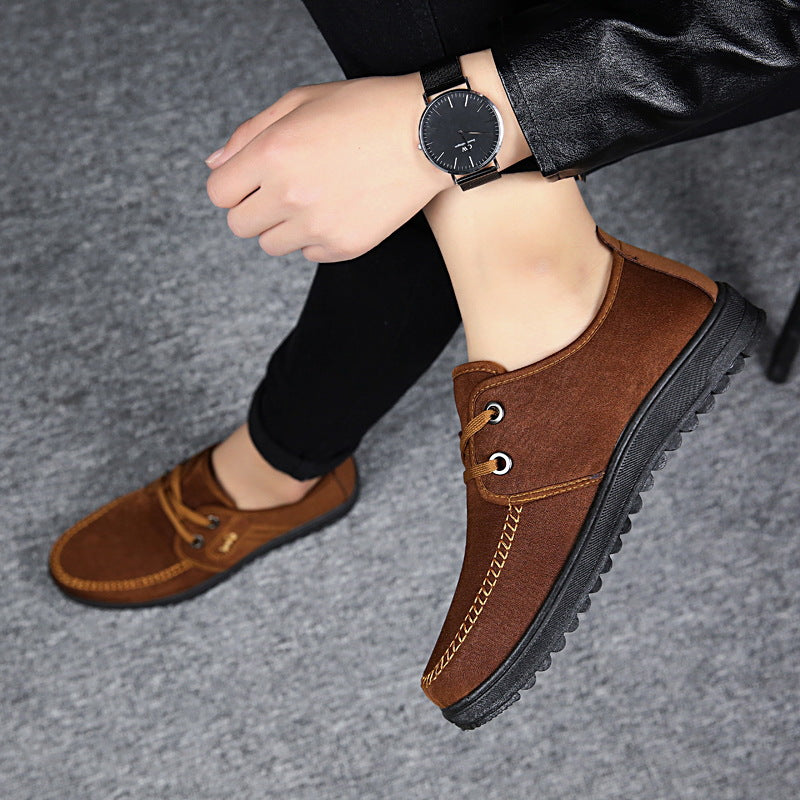 Casual Korean men's breathable shoes